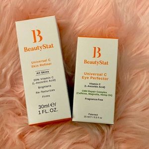 NEW BeautyStat Universal C Eye Perfector and skin refiner Set